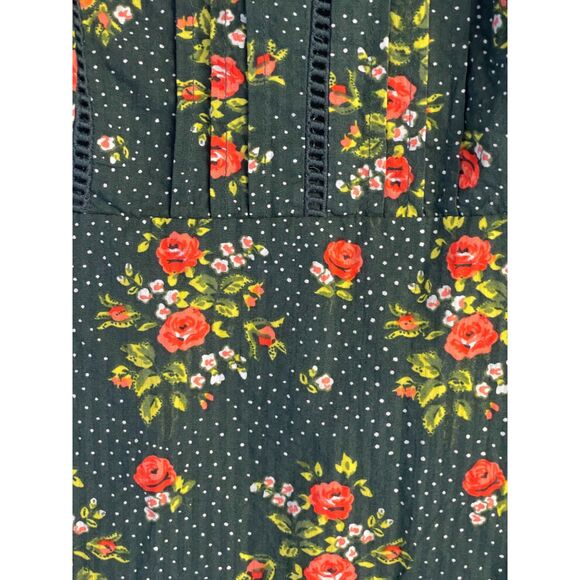 Laura Ashley & Urban Outfitters Maisy Mock Neck Mini Dress - Size Small - Picture 6 of 9